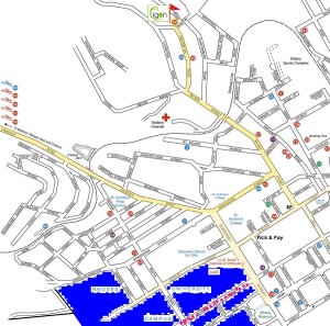 Map of Grahamstown